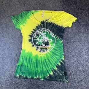 Show Off Clothing Jamaica T Shirt Mens 2XL Multi Tie Dye Another Day In Paradise
